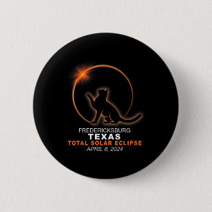 Badge Rond 5 Cm Texas Total Solar Eclipse 2024