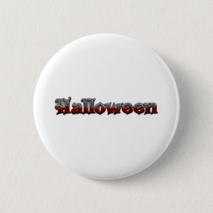 Badge Rond 5 Cm Texte cool - Halloween