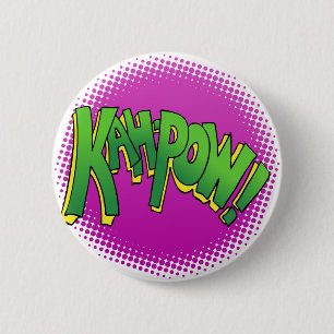 Badge Rond 5 Cm Texte de bande dessinée de prisonnier de guerre d