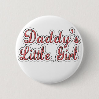 Badge Rond 5 Cm Texte de la petite fille du papa
