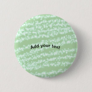 Badge Rond 5 Cm texte de nom de scintillement de paillettes pastel