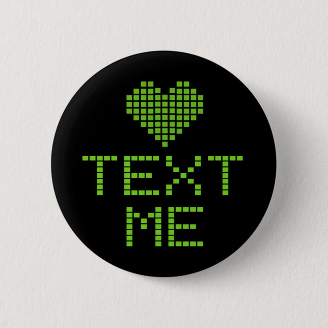 Badge Rond 5 Cm TEXTE JE - bouton (Devant)