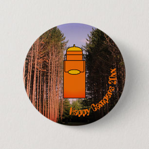 Badge Rond 5 Cm Texte personnalisé Bouton de cantine de camping O