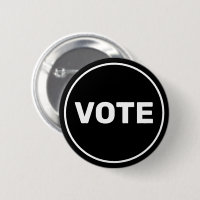 Texte personnalisé vote noir et blanc