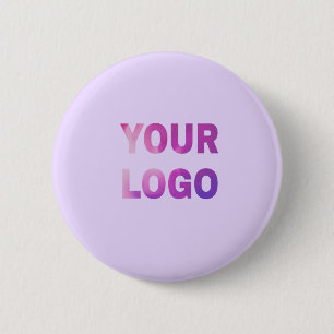 Badge Rond 5 Cm texte simple minimal ajoutez votre logo/dessin ici