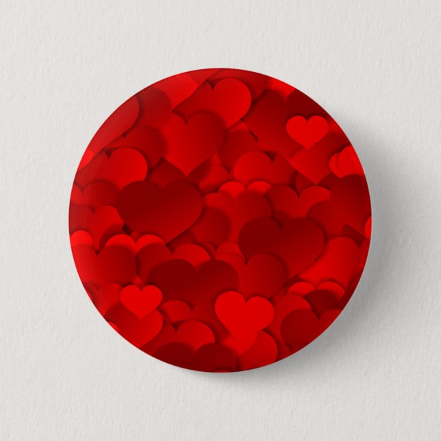 Badge Rond 5 Cm Texture de Red Heart (Devant)