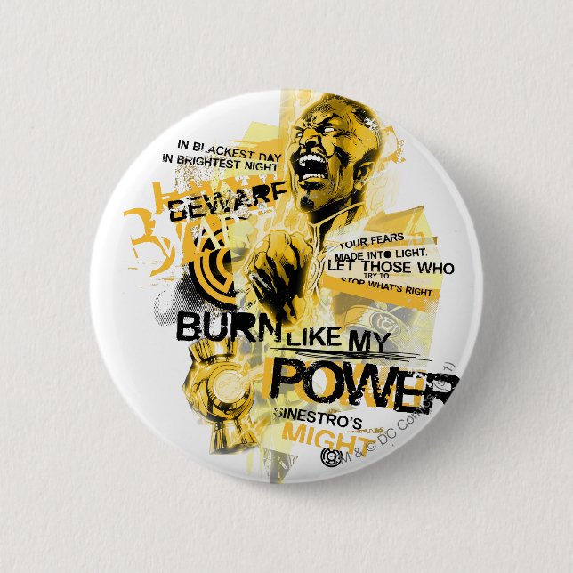 Badge Rond 5 Cm Thaal Sinestro 10 (Devant)