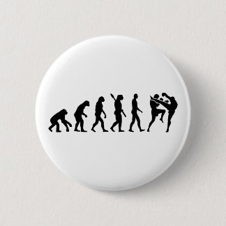 Badge Rond 5 Cm Thaïlandais de Muay d'évolution