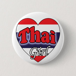 Badge Rond 5 Cm Thaïlandaise