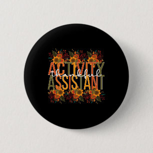 Badge Rond 5 Cm Thanksgiving Assistant Activité