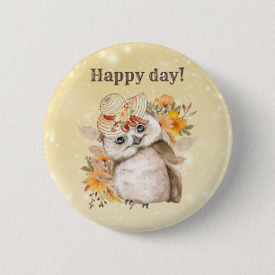 Badge Rond 5 Cm Thanksgiving Decor