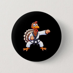 Badge Rond 5 Cm Thanksgiving Mixed martial art Kickboxing Judo Kar