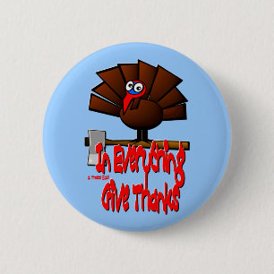 Badge Rond 5 Cm Thanksgiving Turquie - dans TOUT donnez les mercis