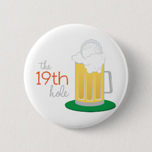 Badge Rond 5 Cm The 19th Hole