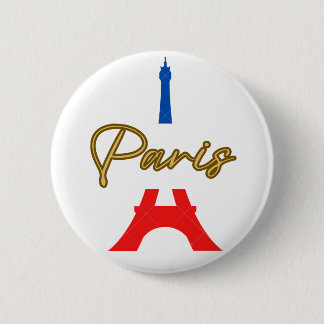 Badge Rond 5 Cm The Beautiful Paris