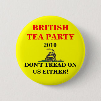 Badge Rond 5 Cm Thé britannique