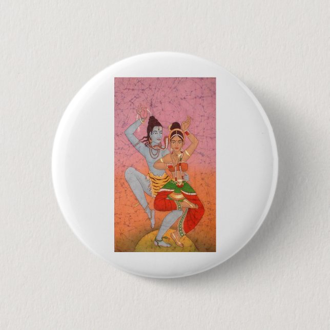 Badge Rond 5 Cm the_celestial_dance_of_shiva_and_parvati_bh21.jpg (Devant)