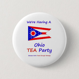 Badge Rond 5 Cm Thé de l'Ohio - nous sommes imposés assez déjà !