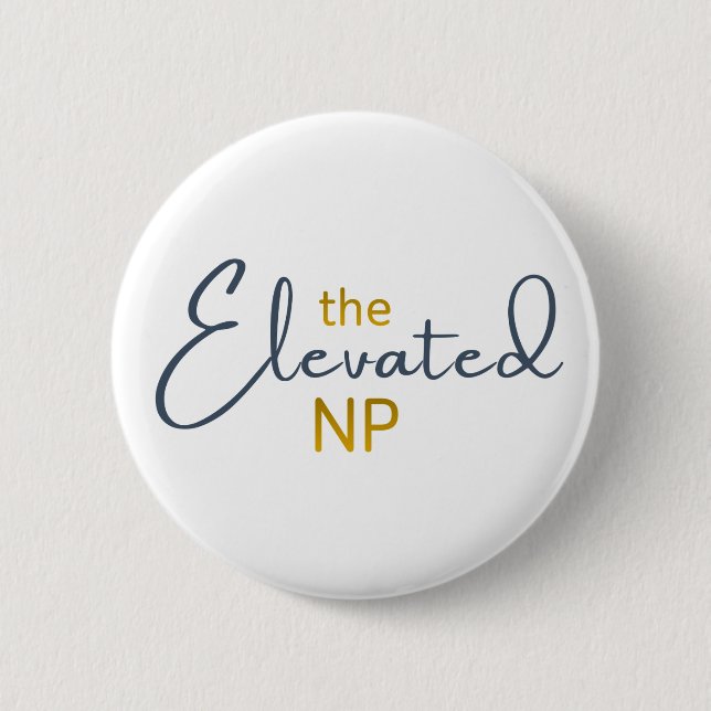 Badge Rond 5 Cm The Elevated NP Logo (Devant)