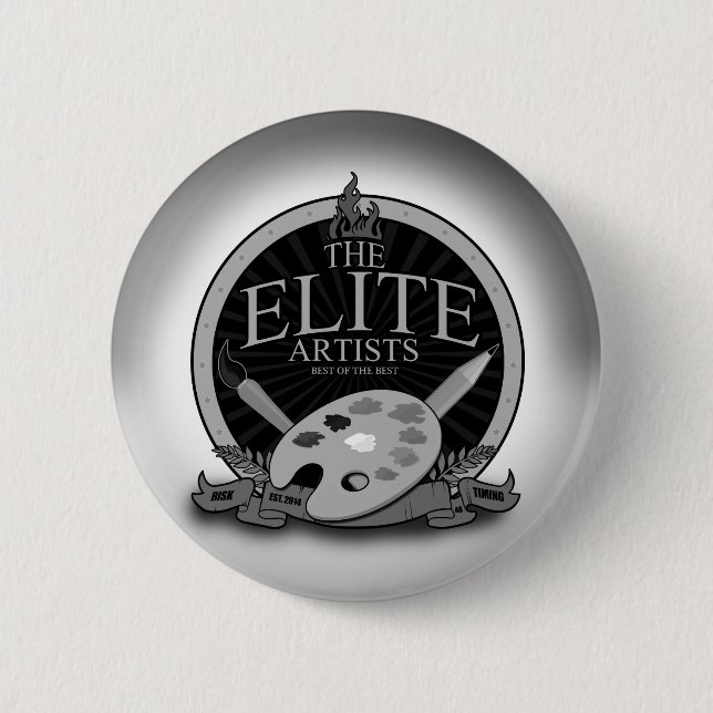 Badge Rond 5 Cm The Elite Artists (Devant)