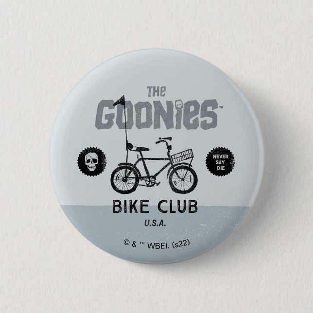 Badge Rond 5 Cm The Goonies Bike Club États-Unis (Devant)