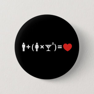 Badge Rond 5 Cm The Love Equation for Women