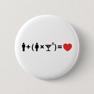 Badge Rond 5 Cm The Love Equation for Women