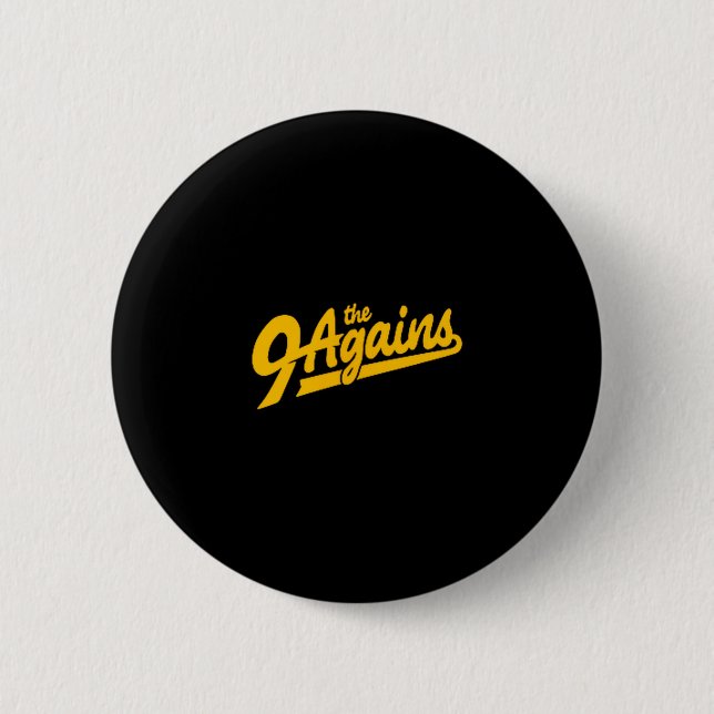 Badge Rond 5 Cm The New 9 Agains Bowling Team  (Devant)