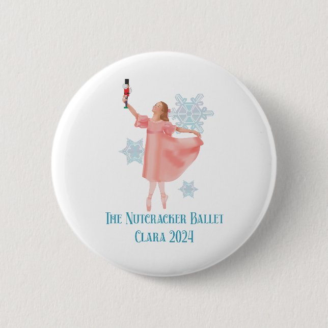Badge Rond 5 Cm The Nutcracker 2024 - Clara (Devant)