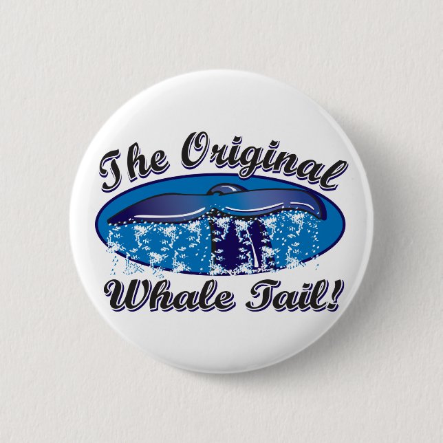 Badge Rond 5 Cm The-Original-Whale-Tail (Devant)