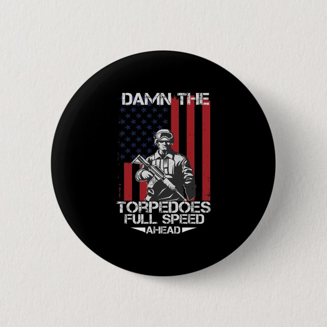 Badge Rond 5 Cm The Torpedoes Full Speed Ahead (Devant)