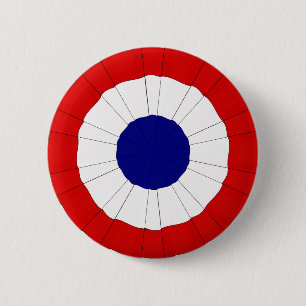 Badge Rond 5 Cm The Tricolour Cockade