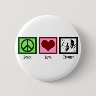 Badge Rond 5 Cm Théâtre d'amour de paix