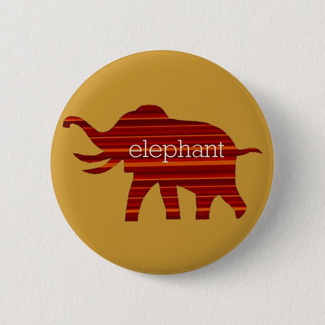 BADGE ROND 5 CM THÉÂTRE D'ÉLÉPHANT (Devant)