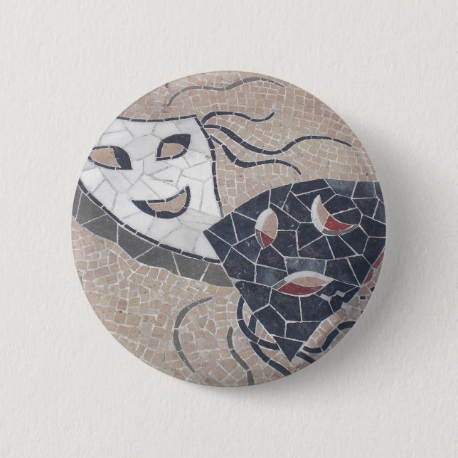 Badge Rond 5 Cm Théâtre pur (Devant)