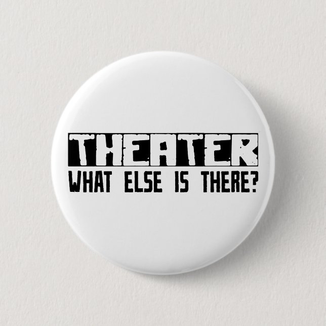 Badge Rond 5 Cm Théâtre quoi encore est là ? (Devant)