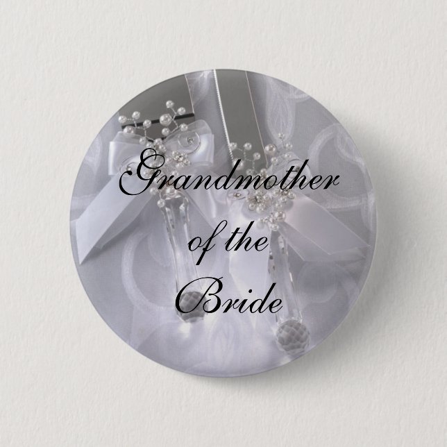 Badge Rond 5 Cm theBride de Grandmotherof (Devant)