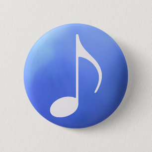 Badge Rond 5 Cm thème de musique