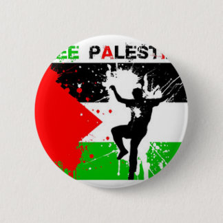 BADGE ROND 5 CM THÈME LIBRE DE LA PALESTINE