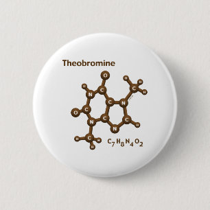 Badge Rond 5 Cm Théobromine