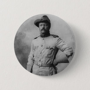 Badge Rond 5 Cm Theodore Roosevelt