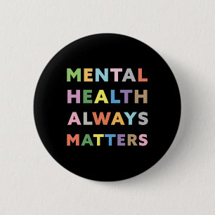 Badge Rond 5 Cm Thérapeute de sensibilisation aux problèmes de san
