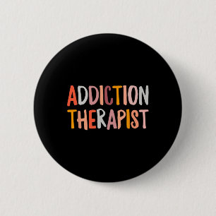 Badge Rond 5 Cm Thérapeute en santé mentale Comportement