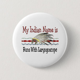 Badge Rond 5 Cm Thérapeute respiratoire