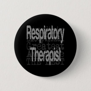 Badge Rond 5 Cm Thérapeute respiratoire Extraordinaire