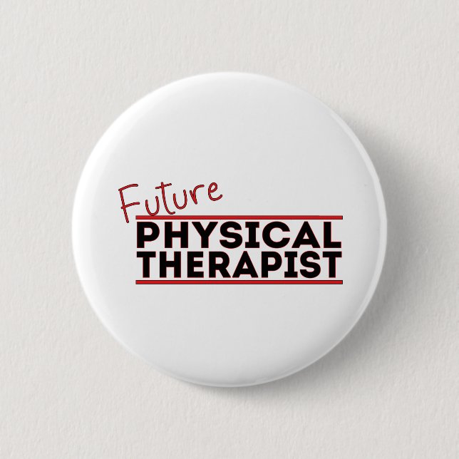 Badge Rond 5 Cm Thérapeutique physique future (Devant)