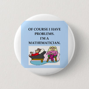 Badge Rond 5 Cm thérapie de maths