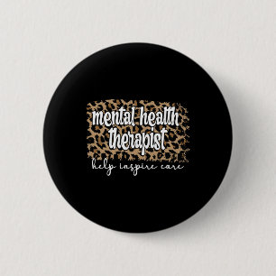 Badge Rond 5 Cm Thérapie de santé mentale