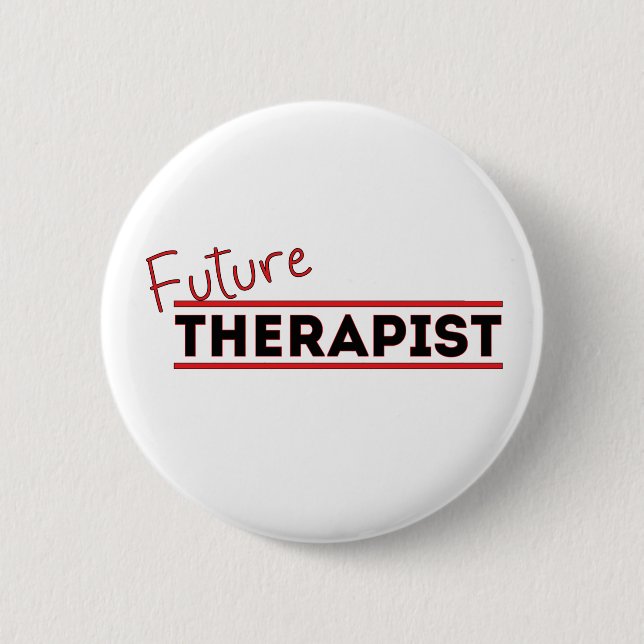 Badge Rond 5 Cm Thérapiste de l'avenir (Devant)