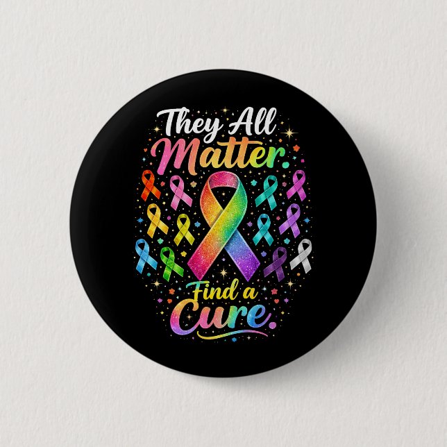 Badge Rond 5 Cm They All Matter (Devant)